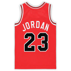 NBA Michael Jordan Chicago Bulls Preschool Hardwood Classics 1984/85 Authentic Swingman Jersey sale - Red
