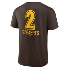 Xander Bogaerts San Diego Padres Fastball Player Name & Number T-Shirt - Brown T-shirts