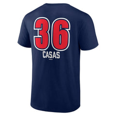 Triston Casas Boston Red Sox Fastball Player Name & Number T-Shirt - Navy T-shirts
