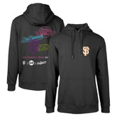 San Francisco Giants Levelwear Podium Vintage Pullover Hoodie - Black Hoodies