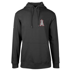 Los Angeles Angels Levelwear Podium Vintage Pullover Hoodie - Black Hoodies