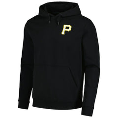 Pittsburgh Pirates Levelwear Podium Vintage Pullover Hoodie - Black Hoodies