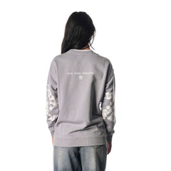 NHL New York Rangers The Wild Collective Unisex Tie-Dye Double Collar Pullover Sweatshirt - Gray