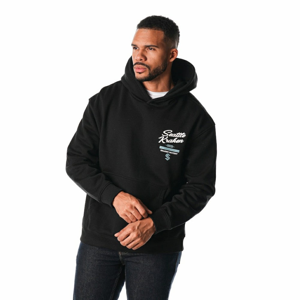 NHL Seattle Kraken The Wild Collective Unisex Pullover Hoodie - Black
