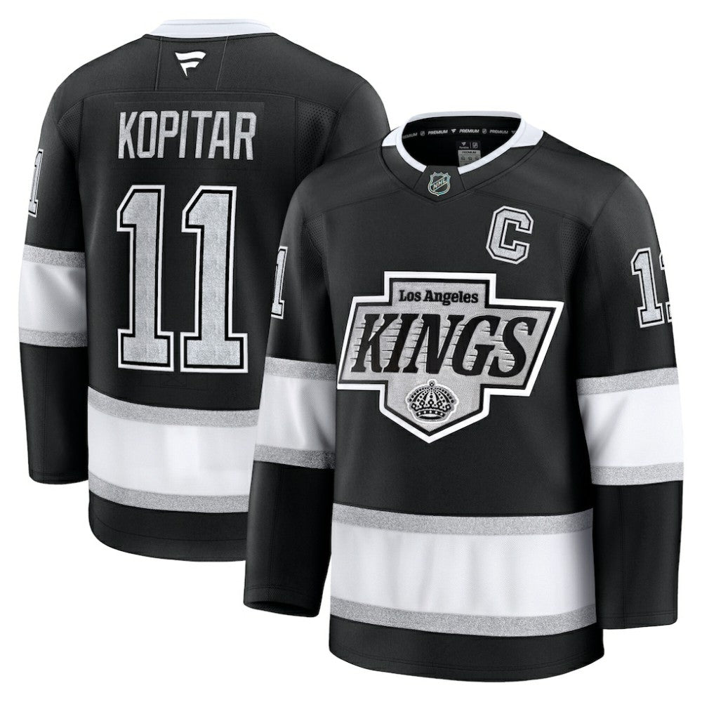 NHL Anze Kopitar Los Angeles Kings Fanatics Home Premium Jersey - Black