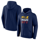Denver Nuggets Pick & Roll Coverage Pullover Hoodie Navy