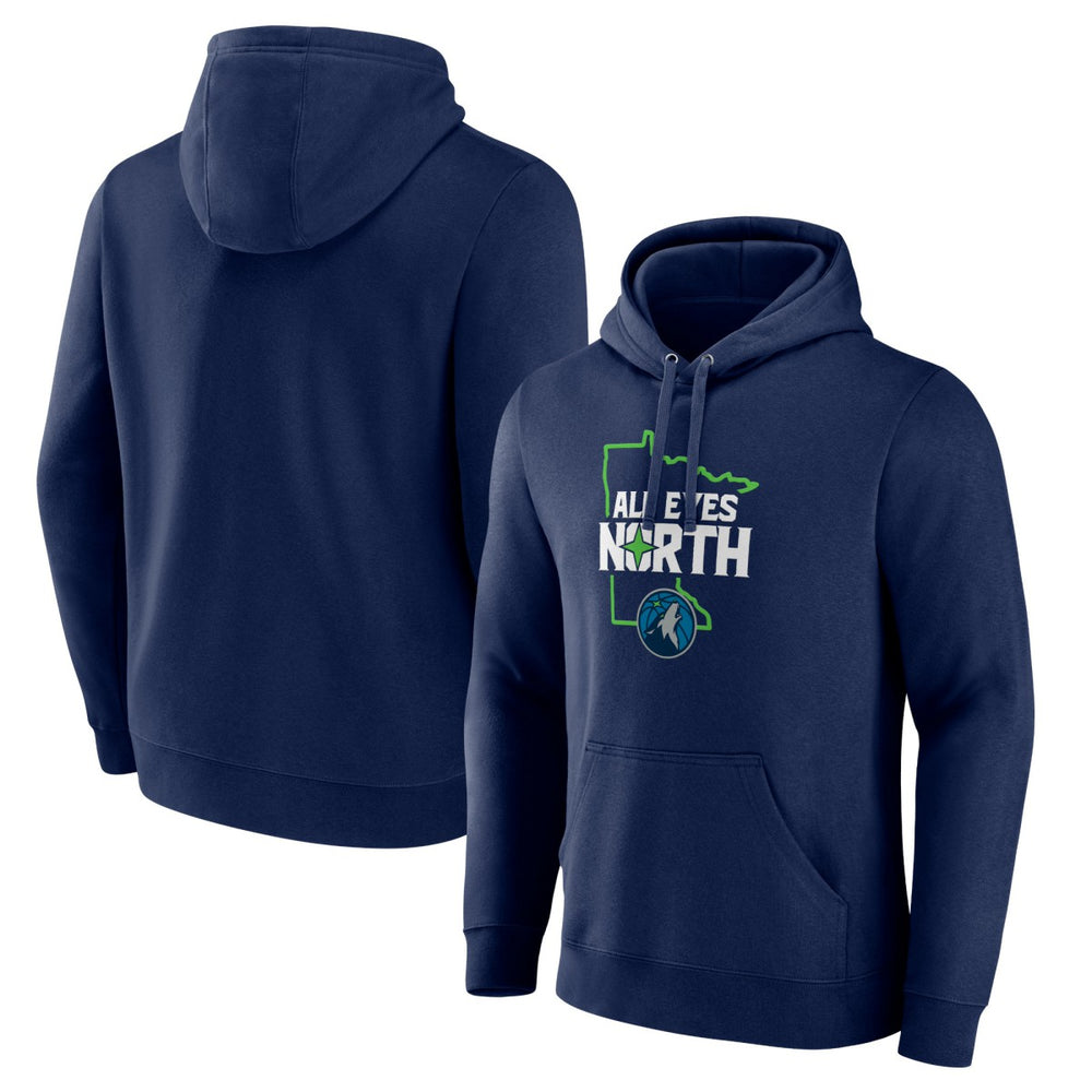 Minnesota Timberwolves Pick & Roll Coverage Pullover Hoodie Navy