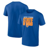 New York Knicks Pick & Roll Coverage T-Shirt Blue