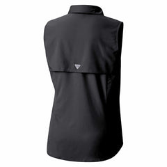 Tampa Bay Buccaneers Women's PFG Tamiami Omni-Shade Sleeveless Button-Up Shirt Black