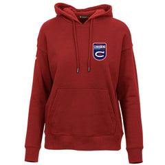 NHL Montreal Canadiens Levelwear Women's Retro Adorn Pullover Hoodie - Red