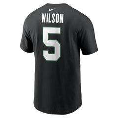 Garrett Wilson New York Jets Name & Number T-Shirt Black
