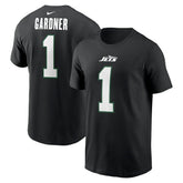 Ahmad Sauce Gardner New York Jets Name & Number T-Shirt Black
