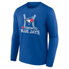 Vladimir Guerrero Jr. Toronto Blue Jays Name & Number Fastball Long Sleeve T-Shirt - Royal T-shirts