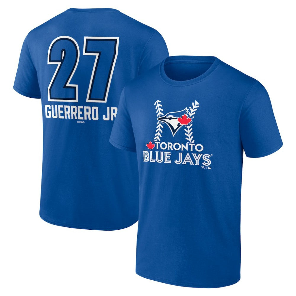 Vladimir Guerrero Jr. Toronto Blue Jays Name & Number Fastball T-Shirt - Royal T-shirts