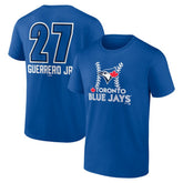 Vladimir Guerrero Jr. Toronto Blue Jays Name & Number Fastball T-Shirt - Royal T-shirts