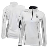 Colorado Rockies Columbia Women's Omni-Wick Shotgun Quarter-Zip Pullover Top - White Pullover