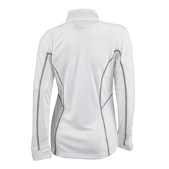 Colorado Rockies Columbia Women's Omni-Wick Shotgun Quarter-Zip Pullover Top - White Pullover