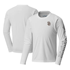 San Diego Padres Columbia Youth Terminal Tackle Long Sleeve T-Shirt - White T-shirts