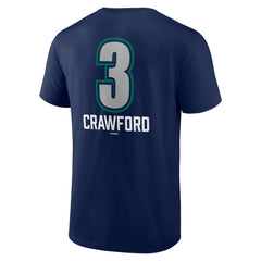 J.P. Crawford Seattle Mariners Name & Number Fastball T-Shirt - Navy T-shirts