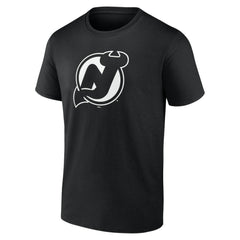NHL,Custom New Jersey Devils Personalized Name & Number Monochrome T-Shirt - Black
