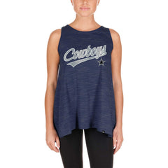 Dallas Cowboys New Era Women's Space-Dye Active Tank Top Navy