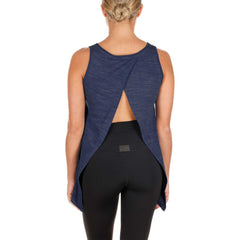 Dallas Cowboys New Era Women's Plus Size Space Dye Active Tank Top Navy