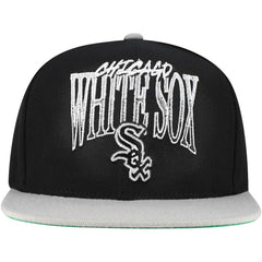 Chicago White Sox Mitchell & Ness Rise Up Snapback Hat - Black Hats