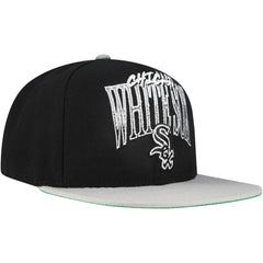 Chicago White Sox Mitchell & Ness Rise Up Snapback Hat - Black Hats