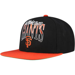 San Francisco Giants Mitchell & Ness Rise Up Snapback Hat - Black Hats