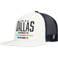 Dallas Cowboys HOOey San Antonio Trucker Snapback Hat – White/Navy
