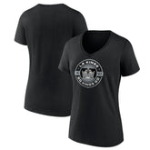 NHL Los Angeles Kings Women's Native V-Neck T-Shirt - Black