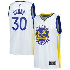 NBA Stephen Curry Golden State Warriors Fast Break Replica Player Jersey sale - Association Editi- White