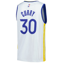 NBA Stephen Curry Golden State Warriors Fast Break Replica Player Jersey sale - Association Editi- White