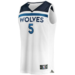 NBA Anthony Edwards Minnesota Timberwolves Fast Break Replica Player Jersey - Association Edition - White