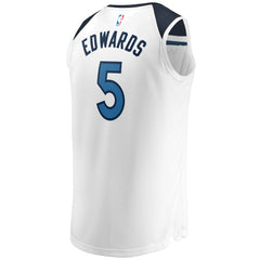 NBA Anthony Edwards Minnesota Timberwolves Fast Break Replica Player Jersey - Association Edition - White