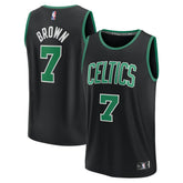 NBA Jaylen Brown Boston Celtics Fast Break Replica Player Jersey - Statement Edition - Black