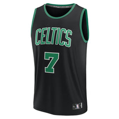 NBA Jaylen Brown Boston Celtics Fast Break Replica Player Jersey - Statement Edition - Black