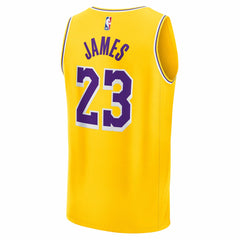 NBA LeBron James Los Angeles Lakers Youth Fast Break Replica Player Jersey - Icon Edition - Gold