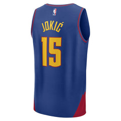 NBA Nikola Jokic Denver Nuggets Youth Fast Break Replica Player Jersey sale - Statement Editi- Blue