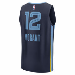 NBA Ja Morant Memphis Grizzlies Youth Fast Break Replica Player Jersey - Icon Edition - Navy