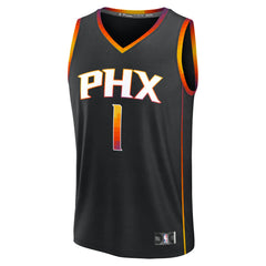 NBA Devin Booker Phoenix Suns Youth Fast Break Replica Player Jersey - Statement Edition - Black