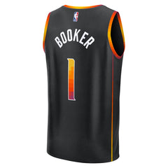 NBA Devin Booker Phoenix Suns Youth Fast Break Replica Player Jersey - Statement Edition - Black