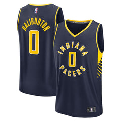 NBA Tyrese Haliburton Indiana Pacers Fanatics Youth Fast Break Replica Player Jersey - Icon Edition - Navy