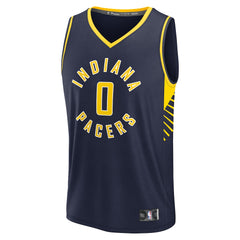 NBA Tyrese Haliburton Indiana Pacers Fanatics Youth Fast Break Replica Player Jersey - Icon Edition - Navy