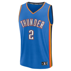 NBA Shai Gilgeous-Alexander Oklahoma City Thunder Youth Fast Break Replica Player Jersey - Icon Edition - Blue
