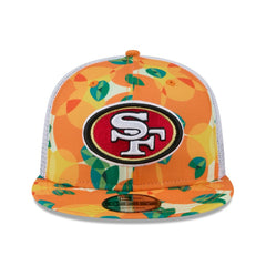 San Francisco 49ers New Era Citrus 9FIFTY Trucker Snapback Hat Orange