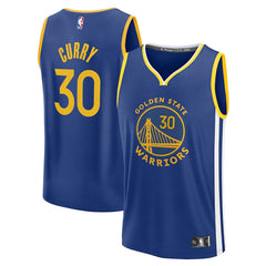 NBA Stephen Curry Golden State Warriors Fast Break Replica Jersey - Icon Edition - Royal