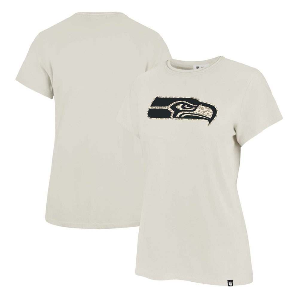 Seattle Seahawks '47 Women's Panthera Frankie T-Shirt Cream