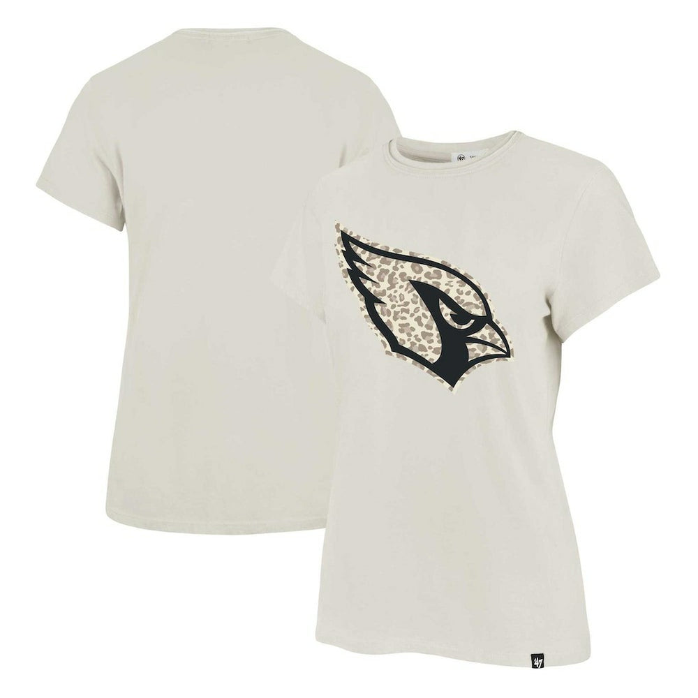 Arizona Cardinals '47 Women's Panthera Frankie T-Shirt Cream