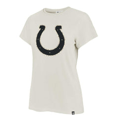 Indianapolis Colts '47 Women's Panthera Frankie T-Shirt Cream